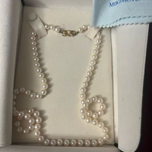 Mikimoto Vintage longer strand of pearls